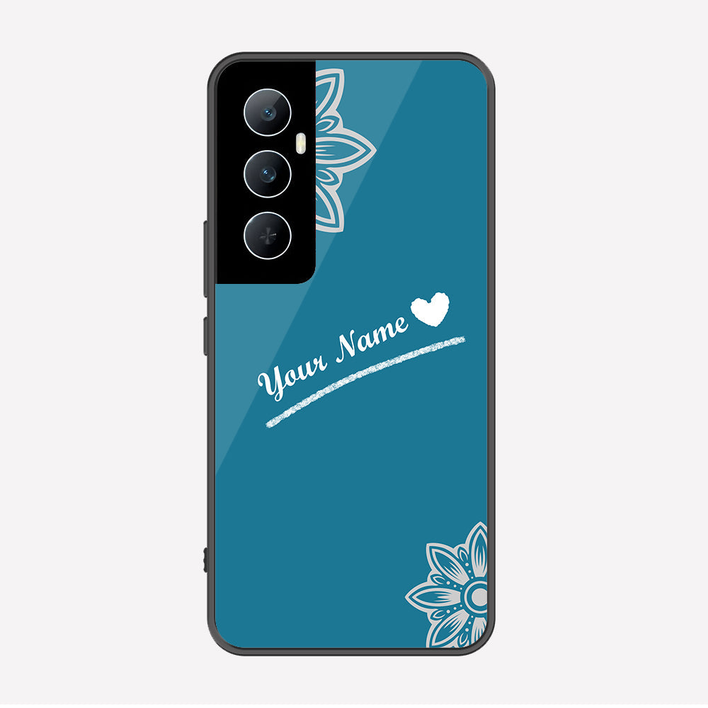 Realme C65 Cover - Personalized Name Series - Premium Printed Metal soft Bumper shock Proof Case