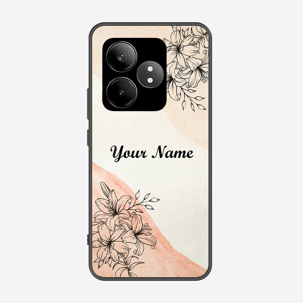 Realme GT Neo 6 Cover - Personalized Name Series - Premium Printed Metal soft Bumper shock Proof Case