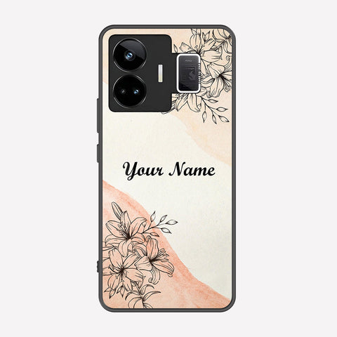 Realme GT Neo 5 Cover - Personalized Name Series - Premium Printed Metal soft Bumper shock Proof Case