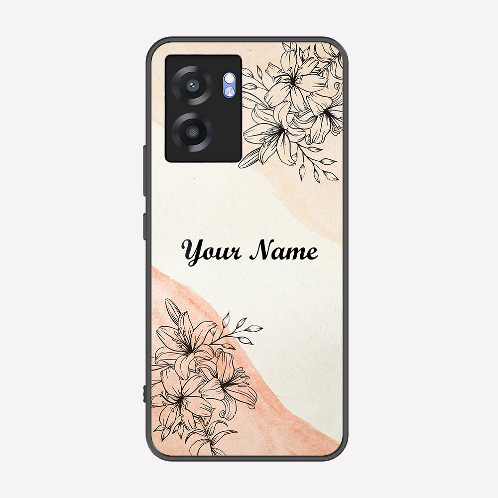 Realme Narzo 50 5G Cover - Personalized Name Series - Premium Printed Metal soft Bumper shock Proof Case
