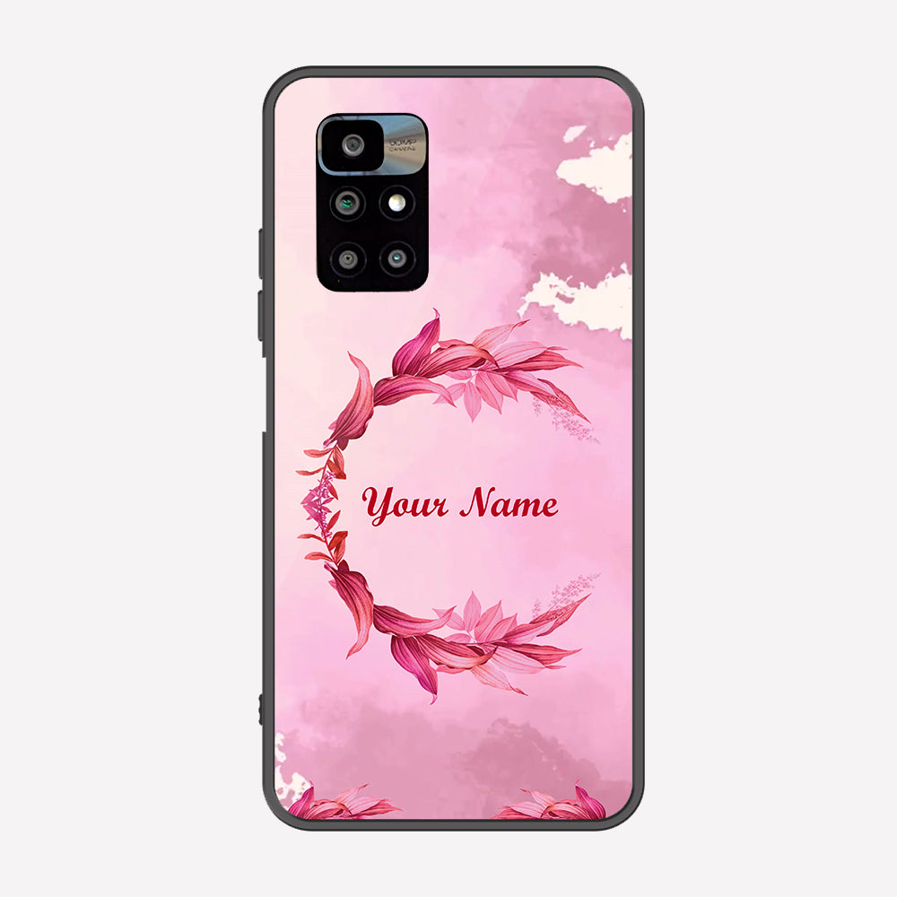 Xiaomi Redmi 10 Cover - Personalized Name Series - Premium Printed Metal soft Bumper shock Proof Case