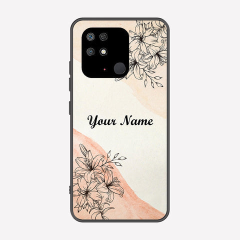 Xiaomi Redmi 10C Cover - Personalized Name Series - Premium Printed Metal soft Bumper shock Proof Case