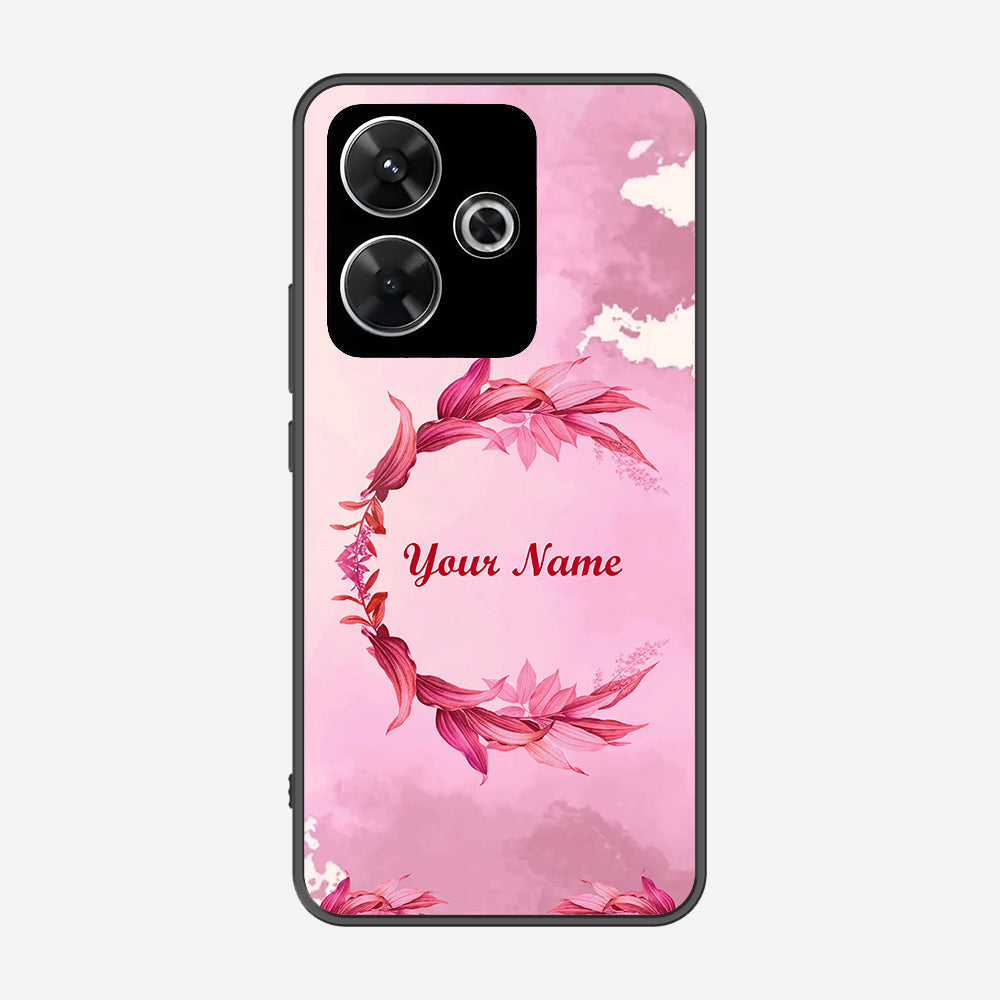 Xiaomi Redmi Note 13R Cover - Personalized Name Series - Premium Printed Metal soft Bumper shock Proof Case