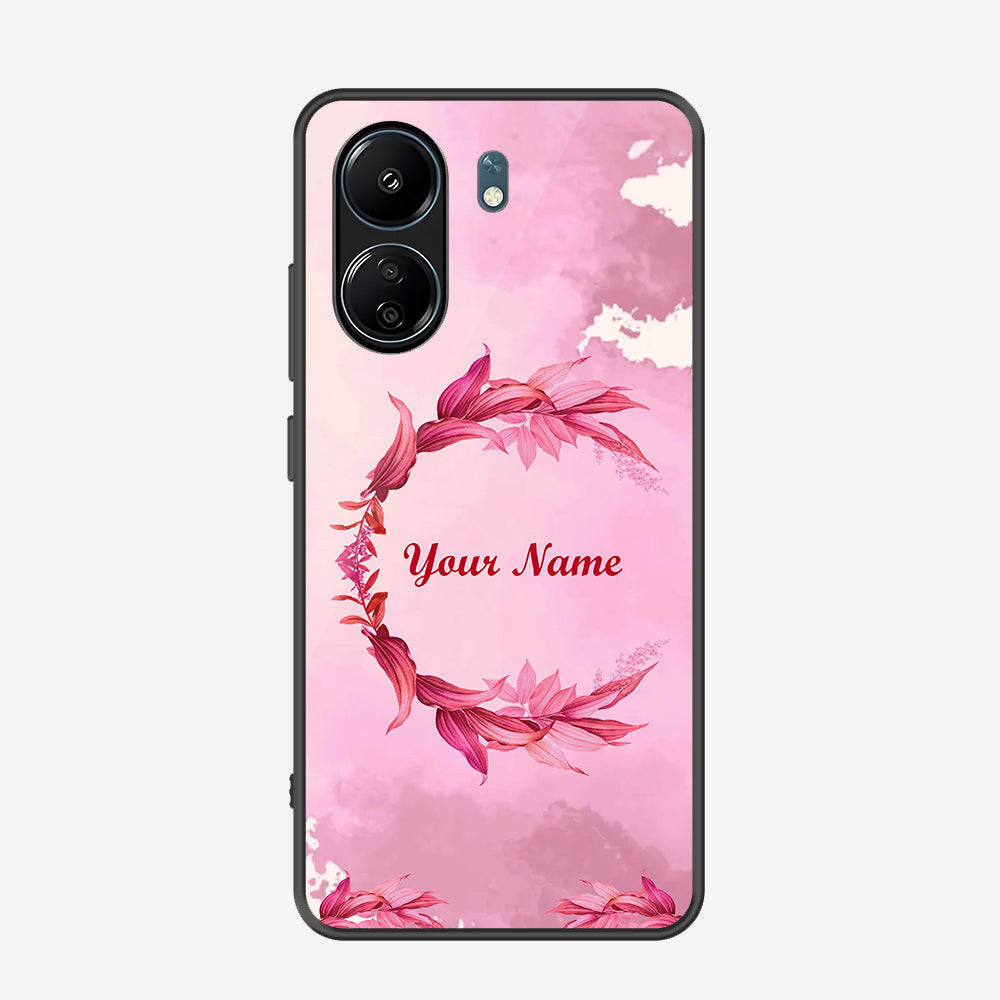 Xiaomi Redmi 13C Cover - Personalized Name Series - Premium Printed Metal soft Bumper shock Proof Case