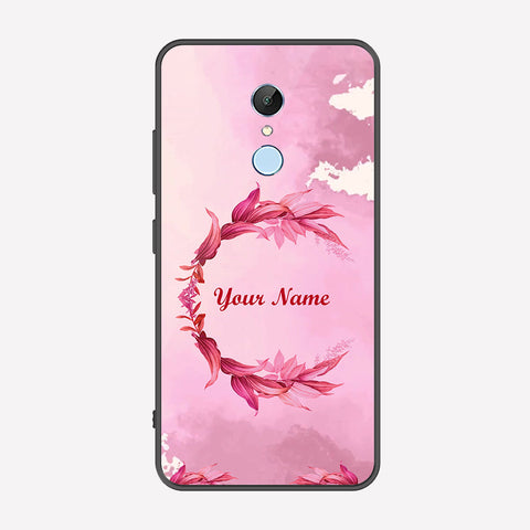 Xiaomi Redmi 5 Cover - Personalized Name Series - Premium Printed Metal soft Bumper shock Proof Case