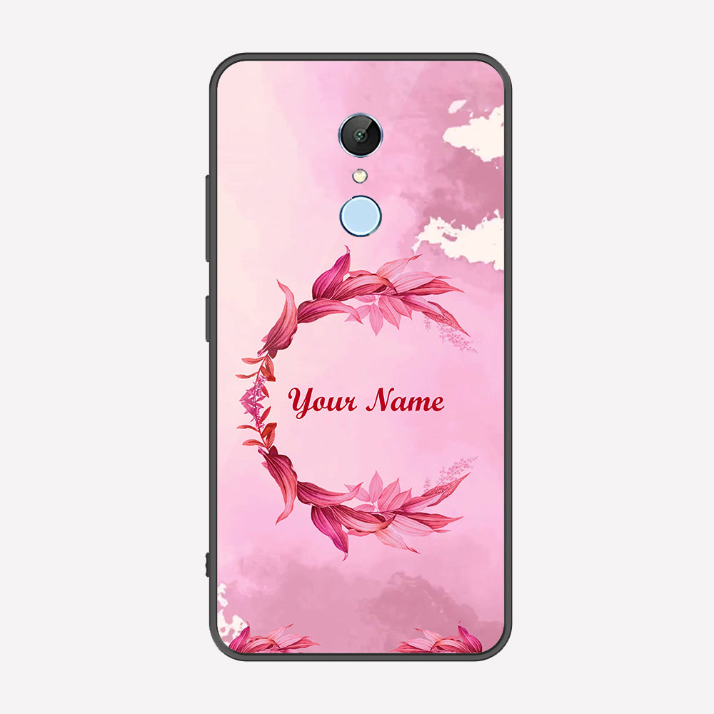 Xiaomi Redmi 5 Cover - Personalized Name Series - Premium Printed Metal soft Bumper shock Proof Case