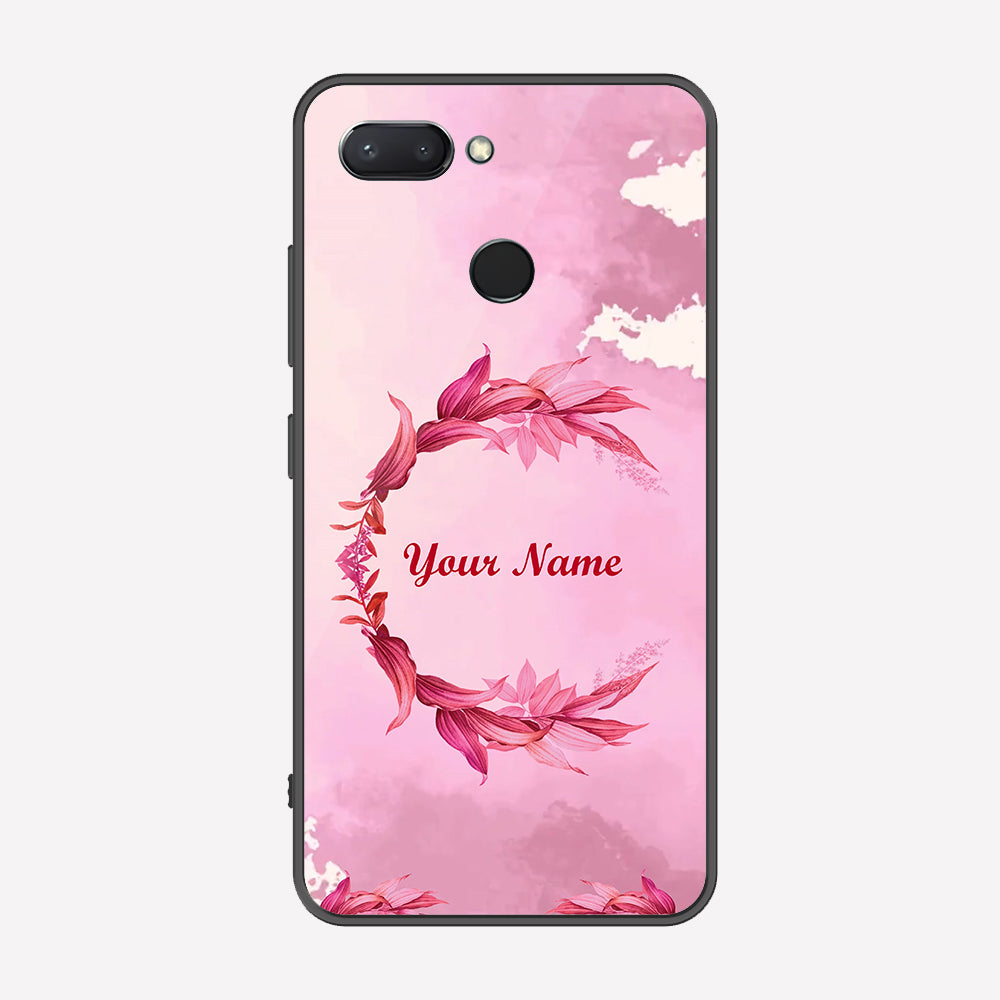 Xiaomi Redmi 6 Cover - Personalized Name Series - Premium Printed Metal soft Bumper shock Proof Case