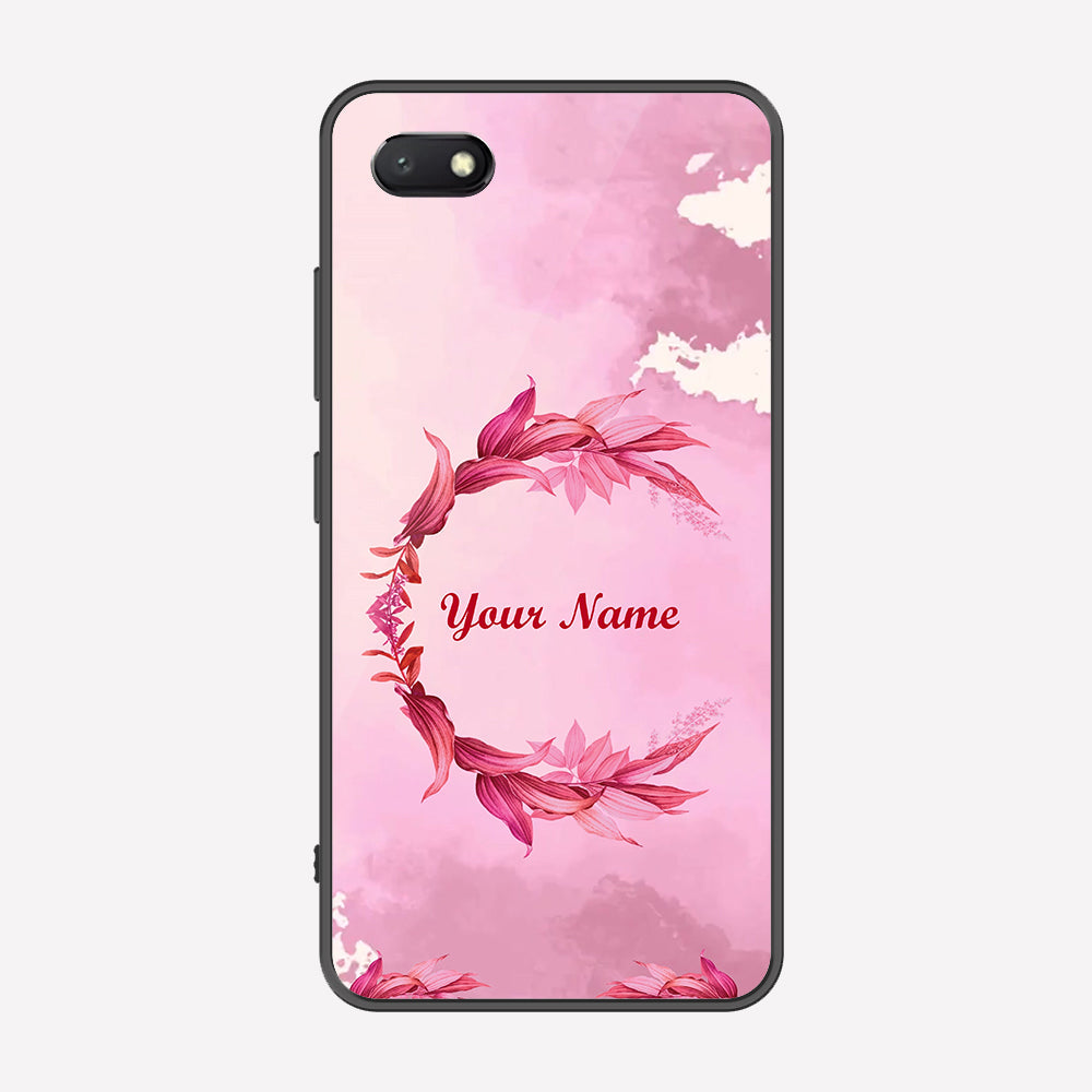 Xiaomi Redmi 6A Cover - Personalized Name Series - Premium Printed Metal soft Bumper shock Proof Case