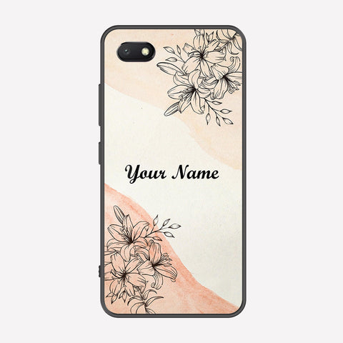 Xiaomi Redmi 6A Cover - Personalized Name Series - Premium Printed Metal soft Bumper shock Proof Case