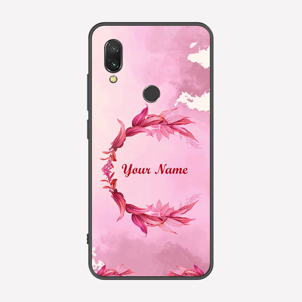 Xiaomi Redmi 7 Cover - Personalized Name Series - Premium Printed Metal soft Bumper shock Proof Case