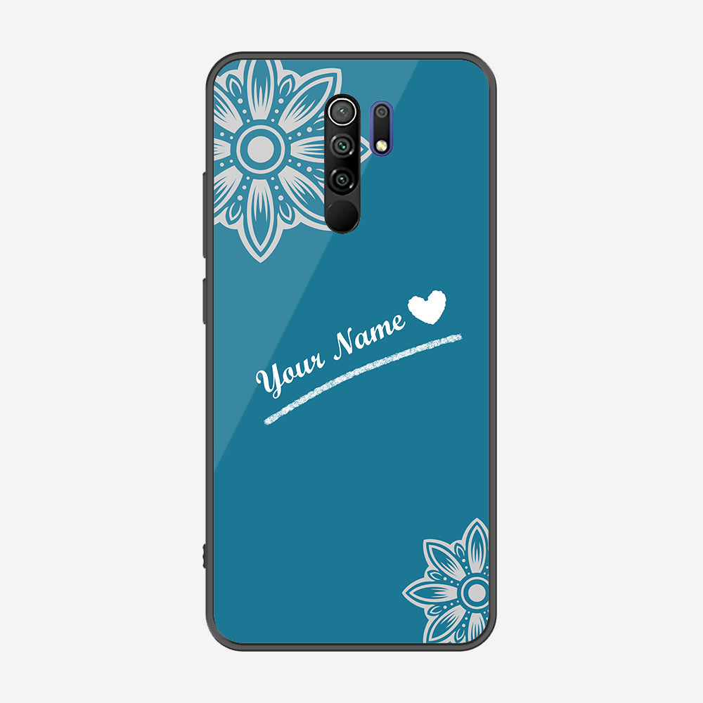 Xiaomi Redmi 9 Cover - Personalized Name Series - Premium Printed Metal soft Bumper shock Proof Case