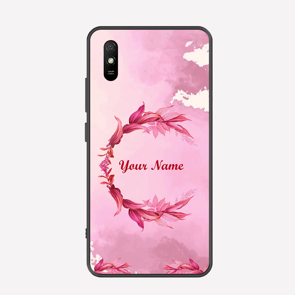 Xiaomi Redmi 9A Cover - Personalized Name Series - Premium Printed Metal soft Bumper shock Proof Case