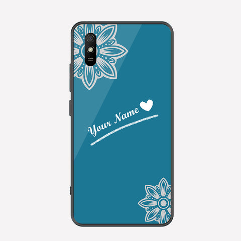 Xiaomi Redmi 9A Cover - Personalized Name Series - Premium Printed Metal soft Bumper shock Proof Case
