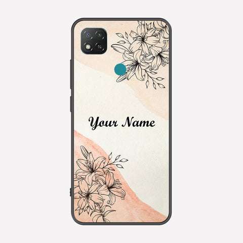 Xiaomi Redmi 9C Cover - Personalized Name Series - Premium Printed Metal soft Bumper shock Proof Case