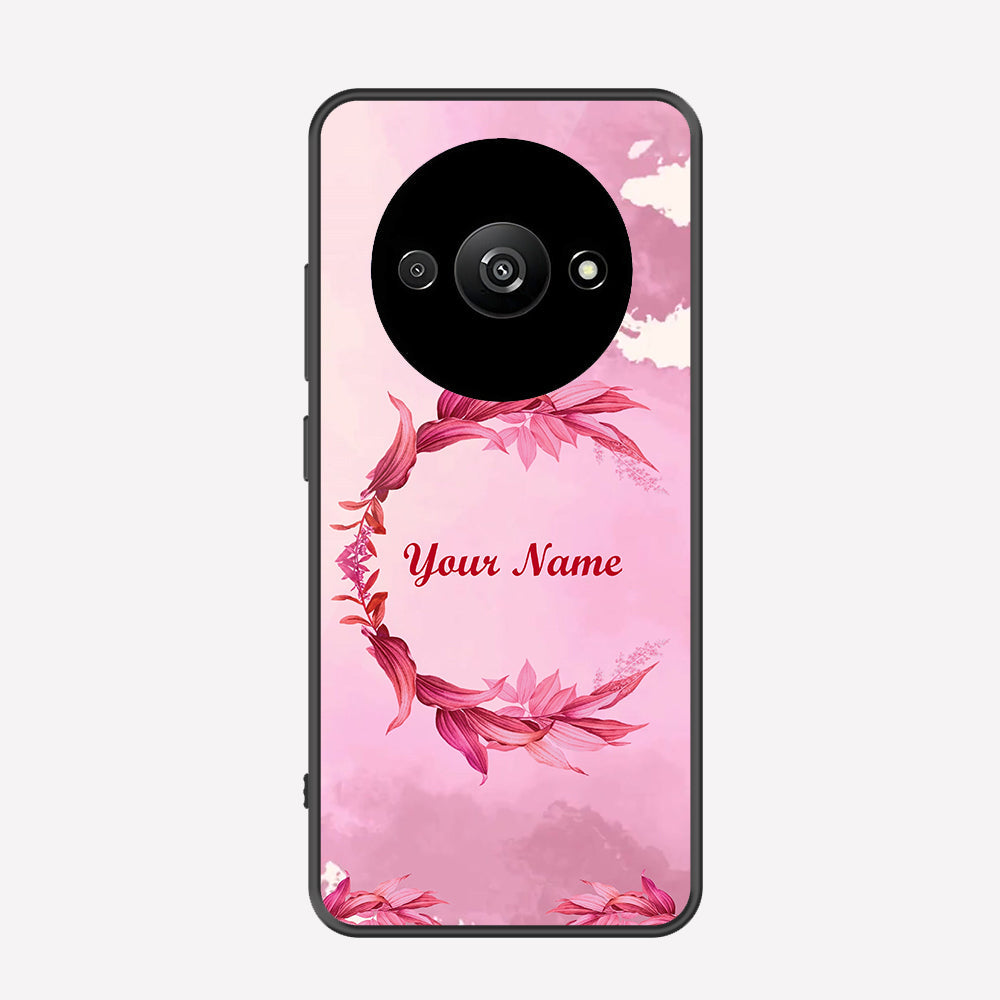 Xiaomi Redmi A3 Cover - Personalized Name Series - Premium Printed Metal soft Bumper shock Proof Case