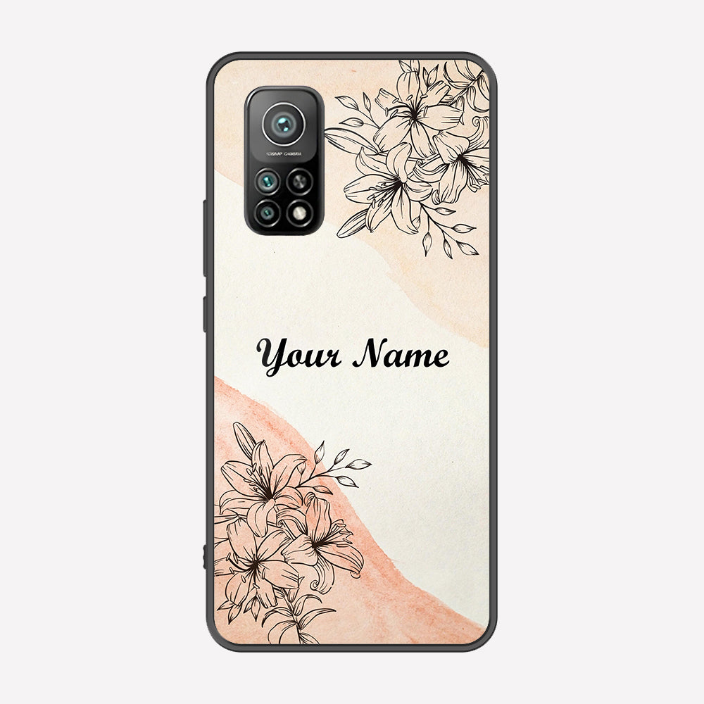 Xiaomi Mi 10T Cover - Personalized Name Series - Premium Printed Metal soft Bumper shock Proof Case