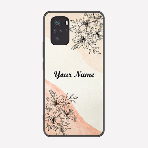 Xiaomi Redmi Note 10S Cover - Personalized Name Series - Premium Printed Metal soft Bumper shock Proof Case