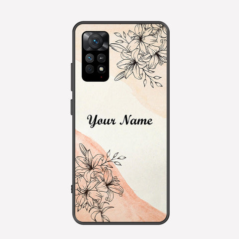 Xiaomi Redmi Note 12 Pro 4G Cover - Personalized Name Series - Premium Printed Metal soft Bumper shock Proof Case