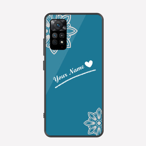 Xiaomi Redmi Note 12 Pro 4G Cover - Personalized Name Series - Premium Printed Metal soft Bumper shock Proof Case