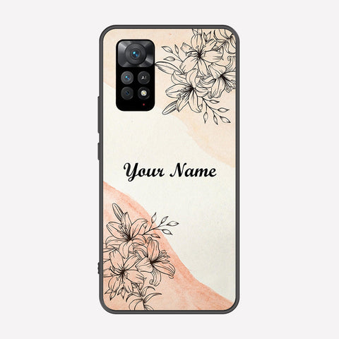 Xiaomi Redmi Note 11 Pro Plus 5G Cover - Personalized Name Series - Premium Printed Metal soft Bumper shock Proof Case