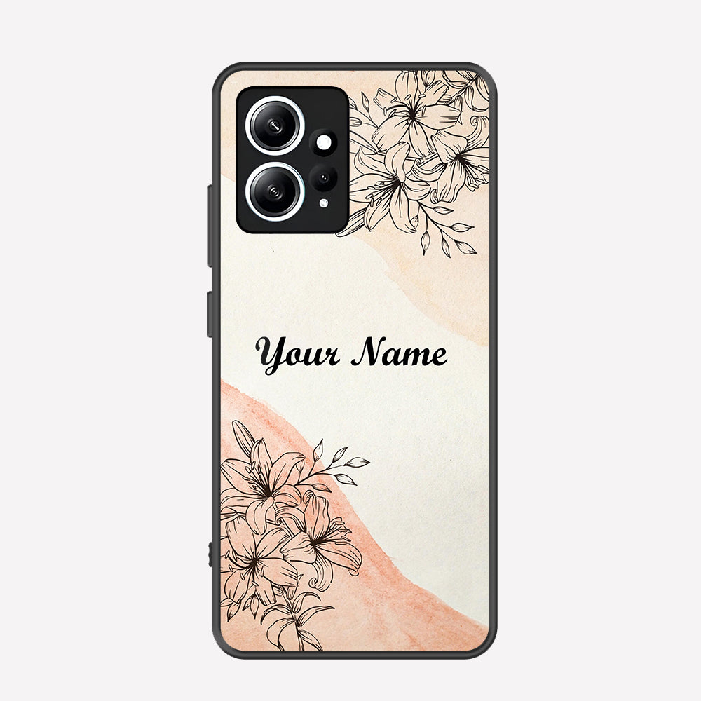 Xiaomi Redmi Note 12 4G Cover - Personalized Name Series - Premium Printed Metal soft Bumper shock Proof Case