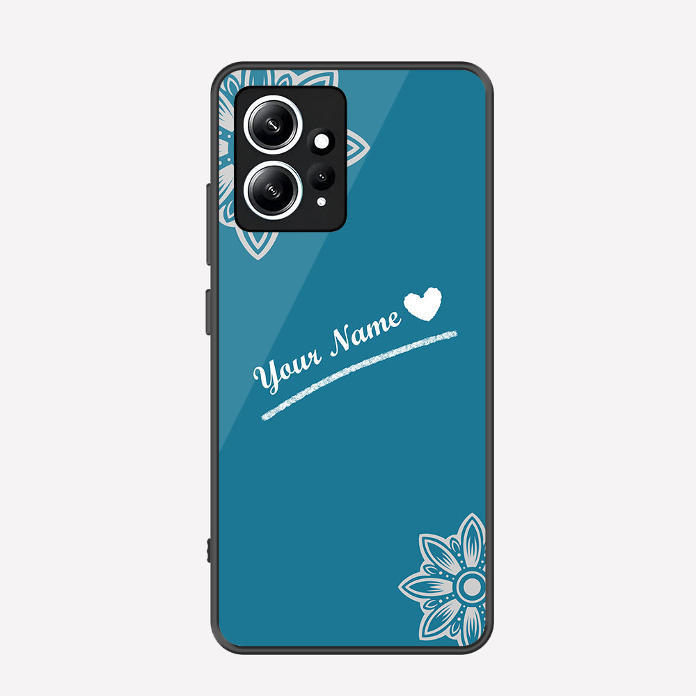 Xiaomi Redmi Note 12 4G Cover - Personalized Name Series - Premium Printed Metal soft Bumper shock Proof Case