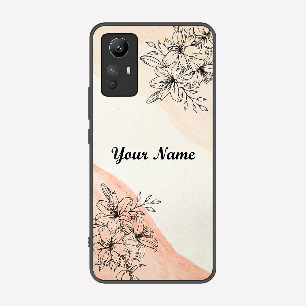 Xiaomi Redmi Note 12S Cover - Personalized Name Series - Premium Printed Metal soft Bumper shock Proof Case