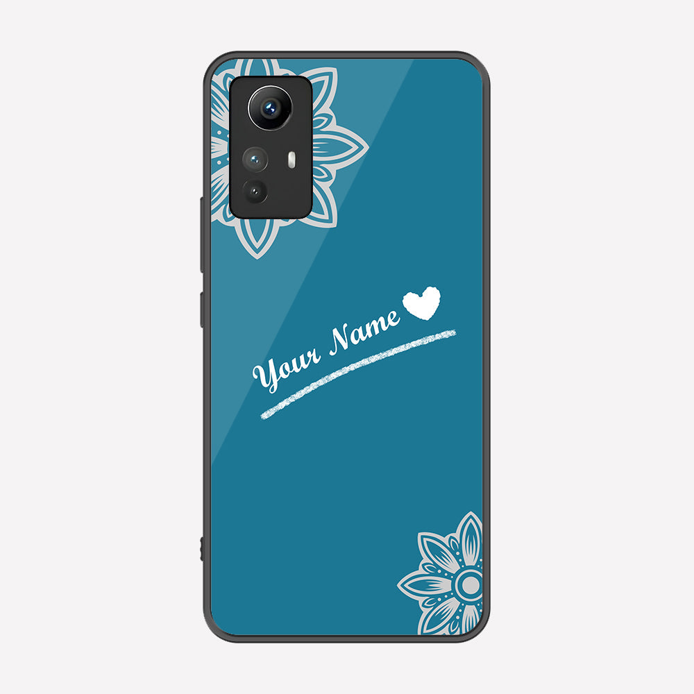 Xiaomi Redmi Note 12S Cover - Personalized Name Series - Premium Printed Metal soft Bumper shock Proof Case