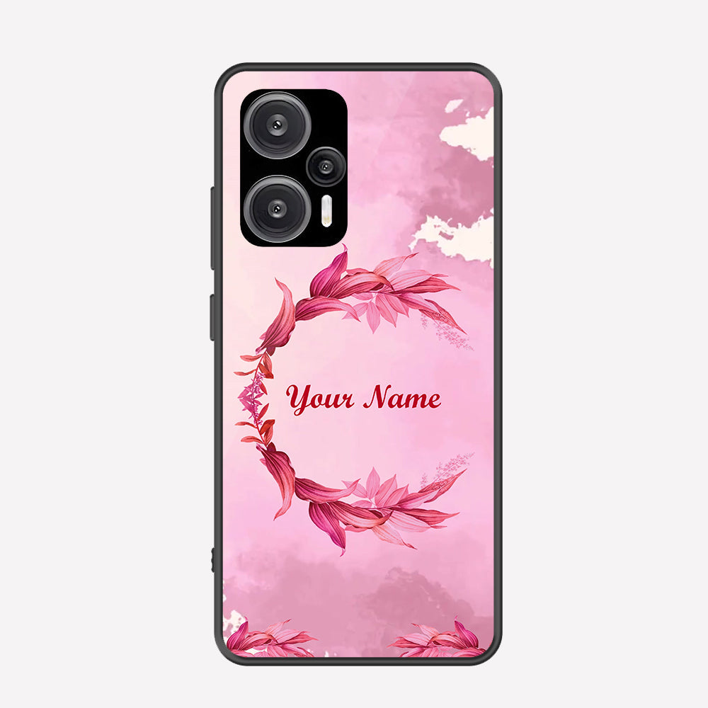 Xiaomi Poco F5 Cover - Personalized Name Series - Premium Printed Metal soft Bumper shock Proof Case