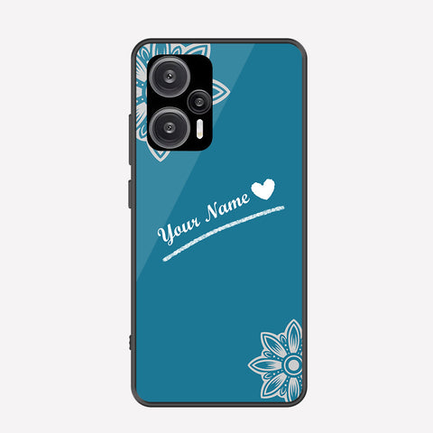 Xiaomi Poco F5 Cover - Personalized Name Series - Premium Printed Metal soft Bumper shock Proof Case