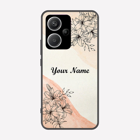 Xiaomi Redmi Note 13 Pro Plus 5G Cover - Personalized Name Series - Premium Printed Metal soft Bumper shock Proof Case