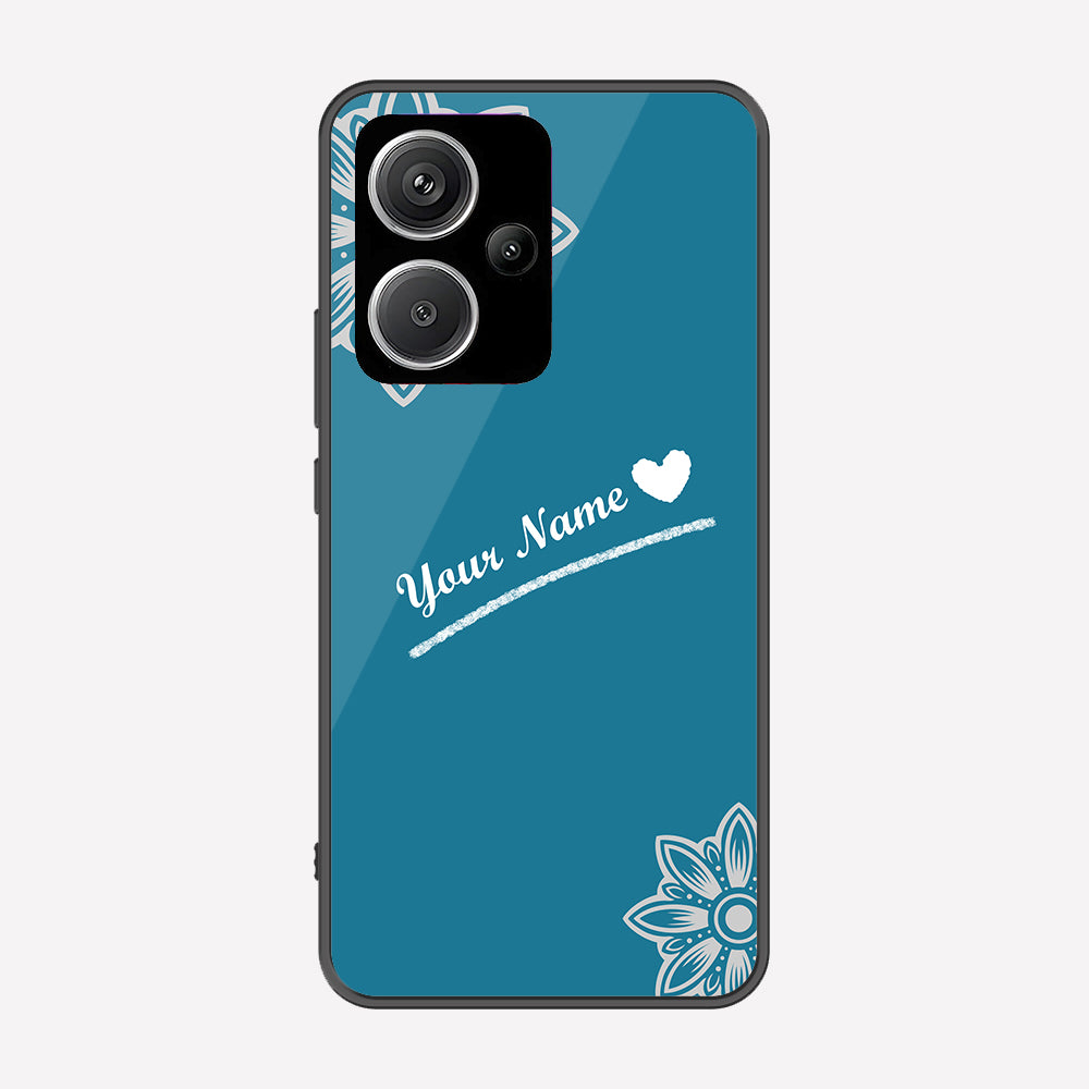 Xiaomi Redmi Note 13 Pro Plus 5G Cover - Personalized Name Series - Premium Printed Metal soft Bumper shock Proof Case