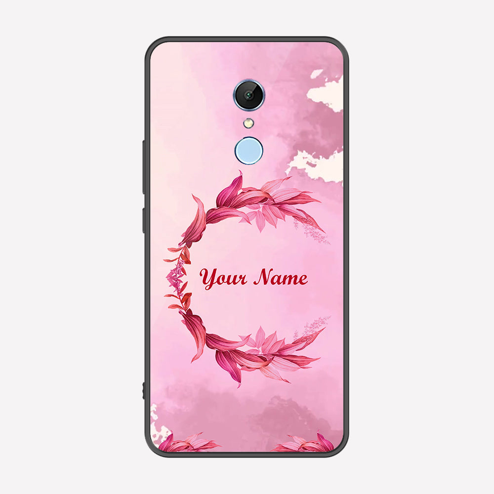 Xiaomi Redmi Note 5 / Redmi 5 Plus Cover - Personalized Name Series - Premium Printed Metal soft Bumper shock Proof Case