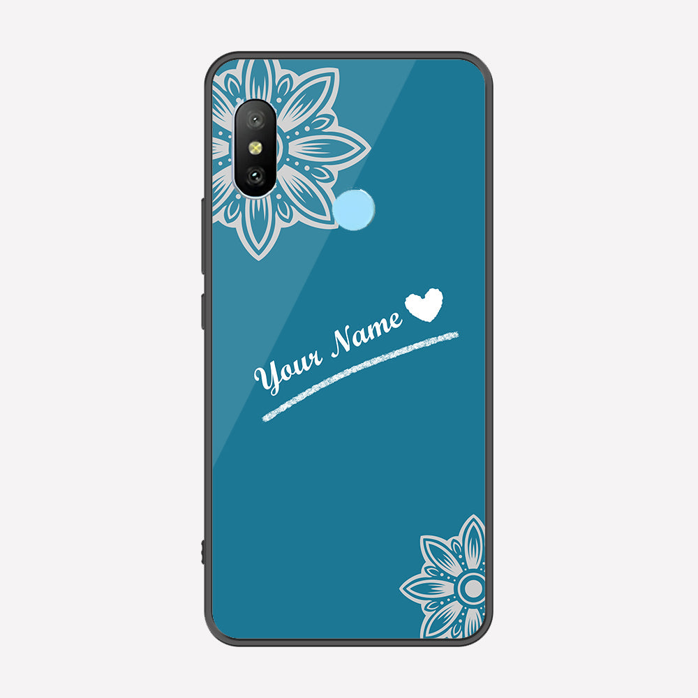 Xiaomi Redmi Note 6 Pro Cover - Personalized Name Series - Premium Printed Metal soft Bumper shock Proof Case