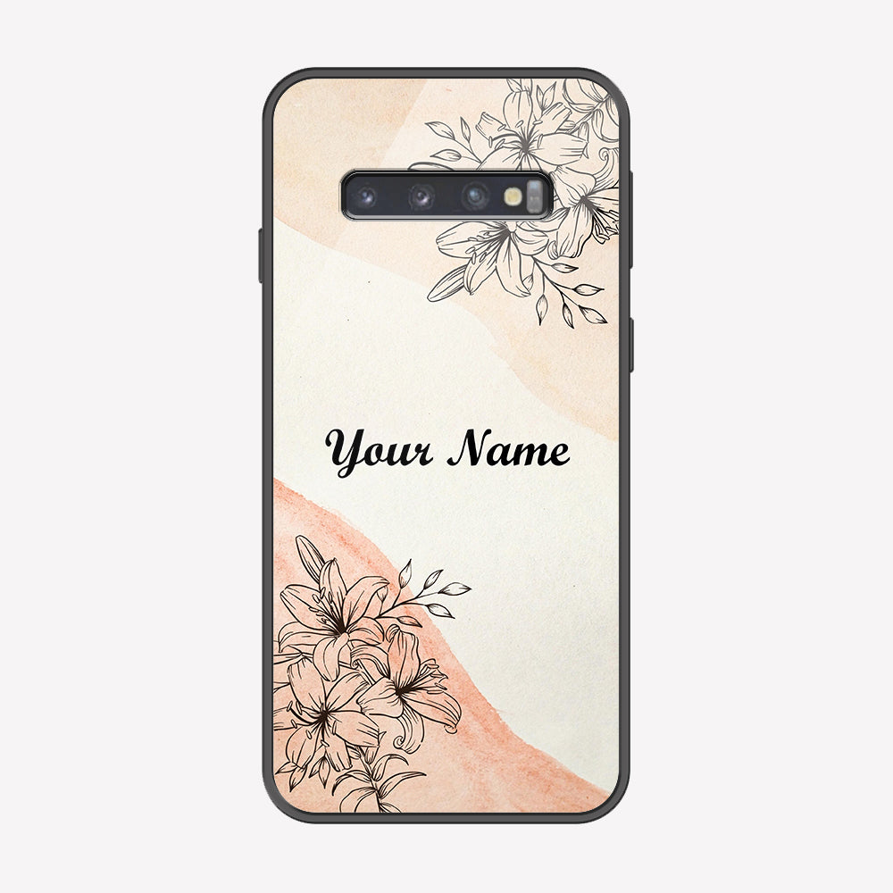Samsung Galaxy S10 5G Cover - Personalized Name Series - Premium Printed Metal soft Bumper shock Proof Case