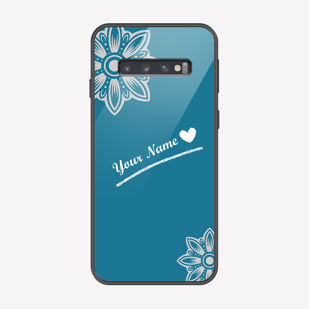 Samsung Galaxy S10 5G Cover - Personalized Name Series - Premium Printed Metal soft Bumper shock Proof Case
