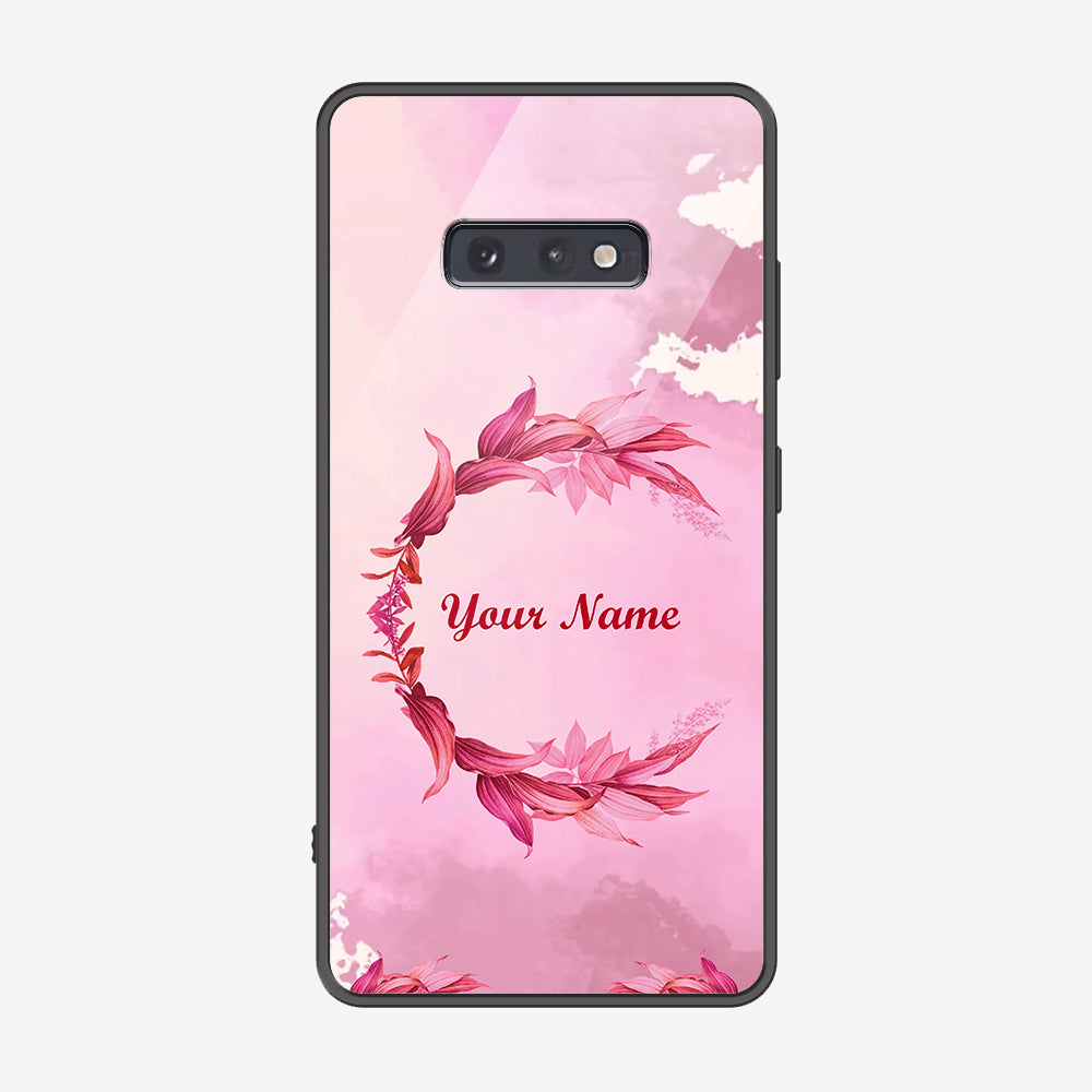Samsung Galaxy S10e Cover - Personalized Name Series - Premium Printed Metal soft Bumper shock Proof Case