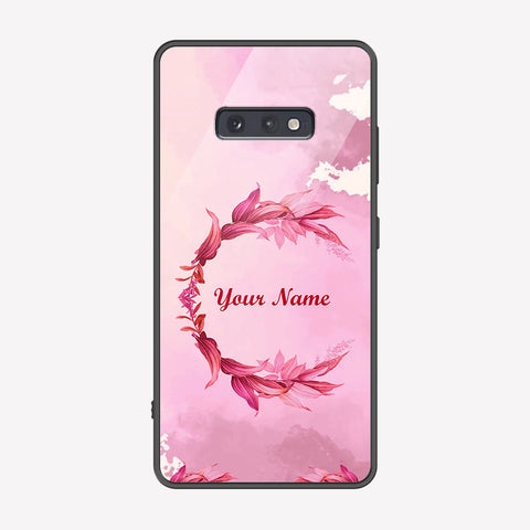 Samsung Galaxy S10e Cover - Personalized Name Series - Premium Printed Metal soft Bumper shock Proof Case