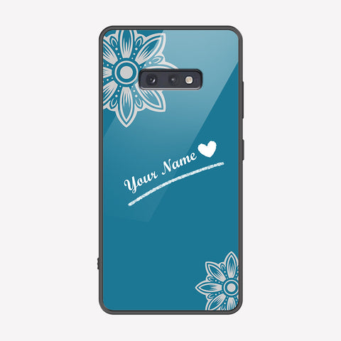 Samsung Galaxy S10e Cover - Personalized Name Series - Premium Printed Metal soft Bumper shock Proof Case