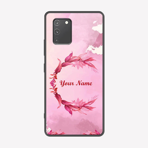 Samsung Galaxy M80s Cover - Personalized Name Series - Premium Printed Metal soft Bumper shock Proof Case
