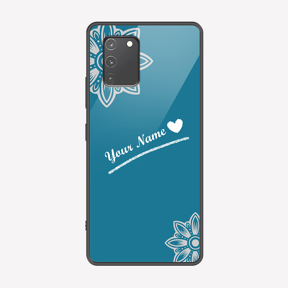 Samsung Galaxy M80s Cover - Personalized Name Series - Premium Printed Metal soft Bumper shock Proof Case