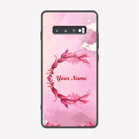 Samsung Galaxy S10 Plus Cover - Personalized Name Series - Premium Printed Metal soft Bumper shock Proof Case