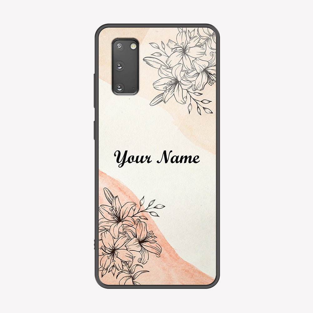 Samsung Galaxy S20 Plus Cover - Personalized Name Series - Premium Printed Metal soft Bumper shock Proof Case