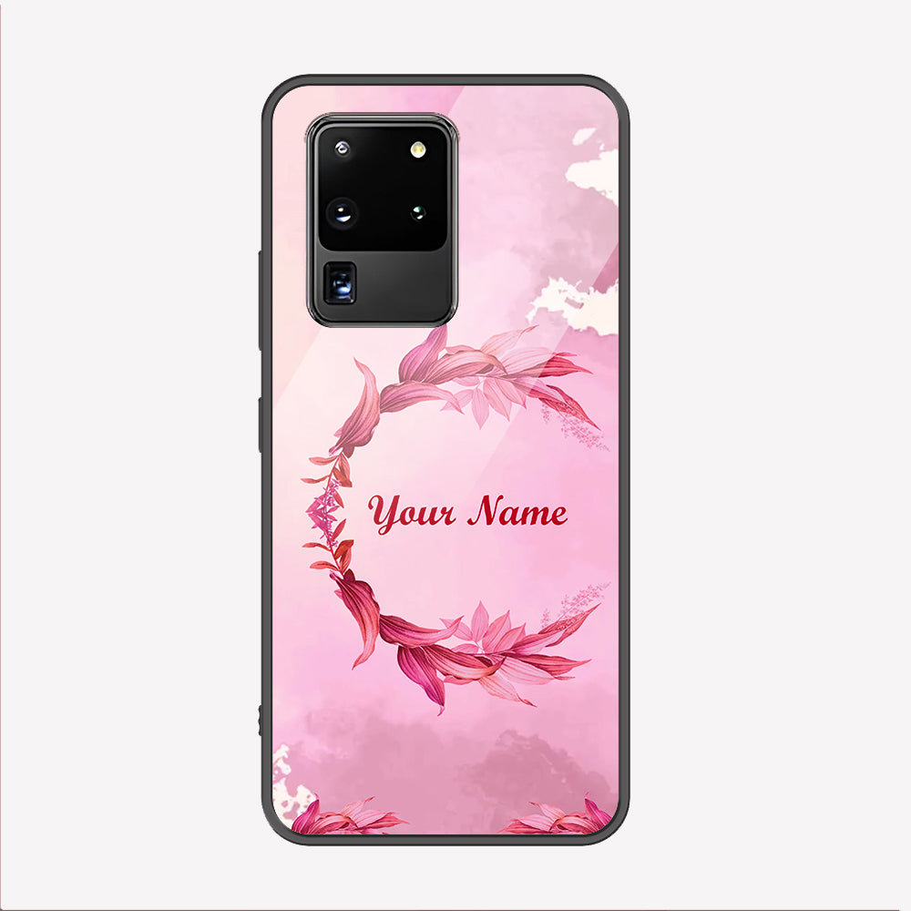 Samsung Galaxy S20 Ultra Cover - Personalized Name Series - Premium Printed Metal soft Bumper shock Proof Case