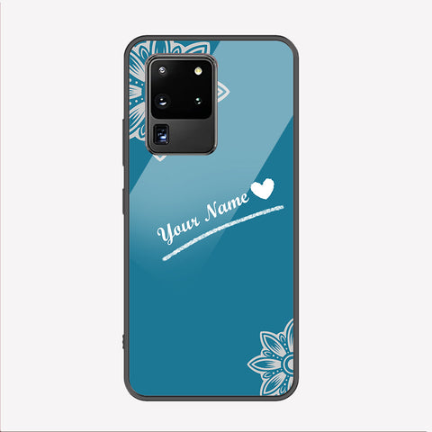 Samsung Galaxy S20 Ultra Cover - Personalized Name Series - Premium Printed Metal soft Bumper shock Proof Case