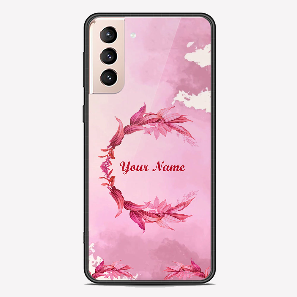 Samsung Galaxy S21 FE 5G Cover - Personalized Name Series - Premium Printed Metal soft Bumper shock Proof Case