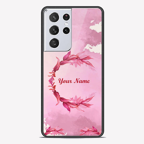 Samsung Galaxy S21 Ultra 5G Cover - Personalized Name Series - Premium Printed Metal soft Bumper shock Proof Case