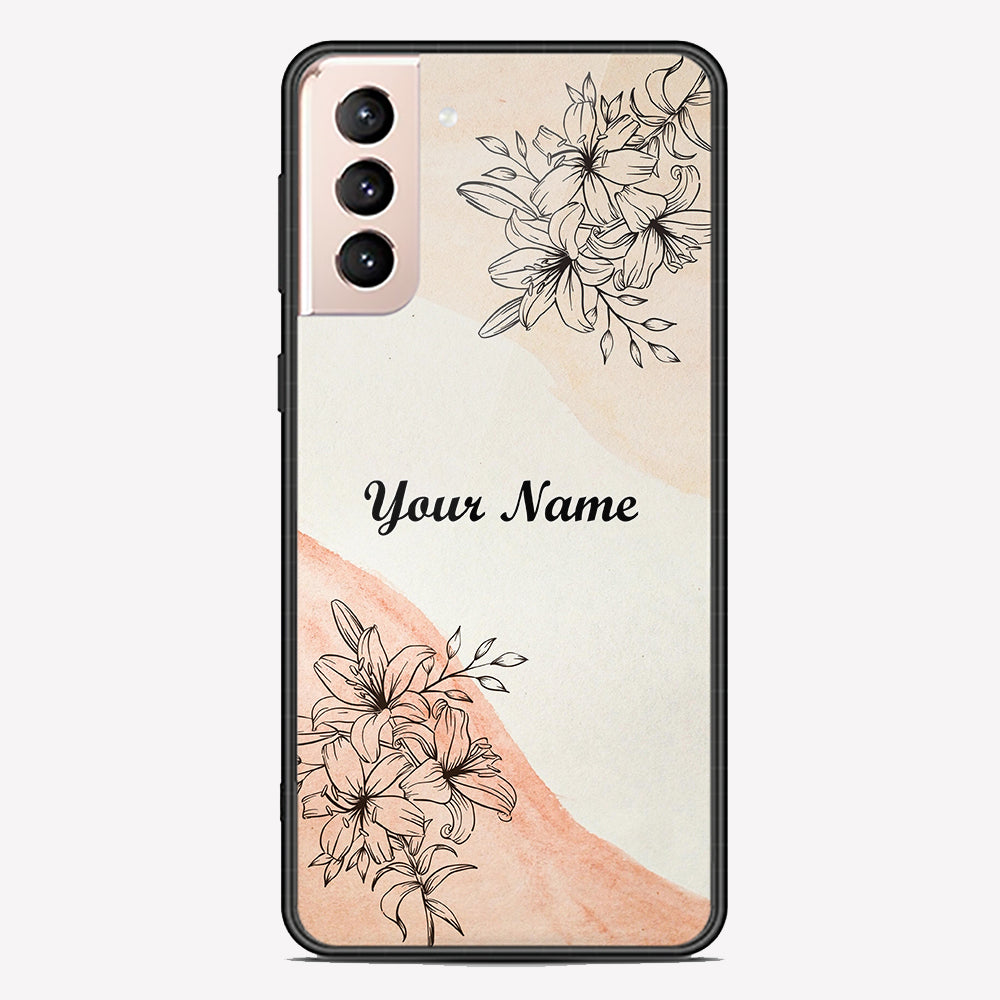 Samsung Galaxy S22 Plus 5G Cover - Personalized Name Series - Premium Printed Metal soft Bumper shock Proof Case