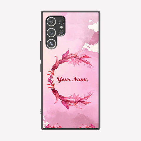 Samsung Galaxy S22 Ultra 5G Cover - Personalized Name Series - Premium Printed Metal soft Bumper shock Proof Case