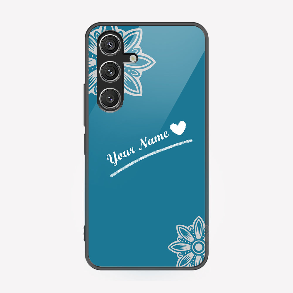 Samsung Galaxy S23 FE Cover - Personalized Name Series - Premium Printed Metal soft Bumper shock Proof Case